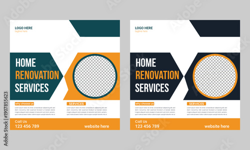 Home repair social media post design