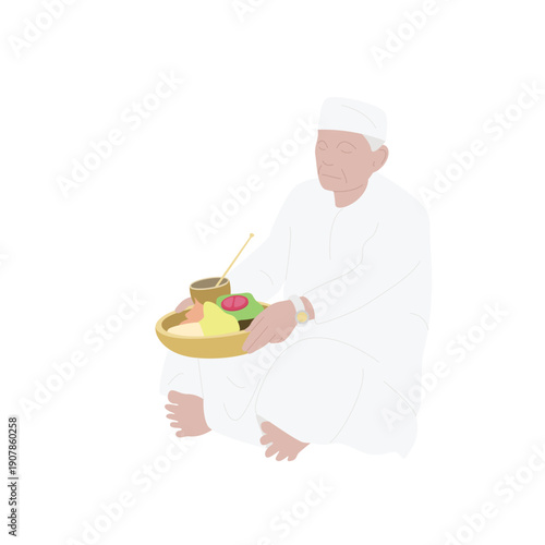 Southeast Asian person doing activity