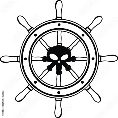 ship steering wheel