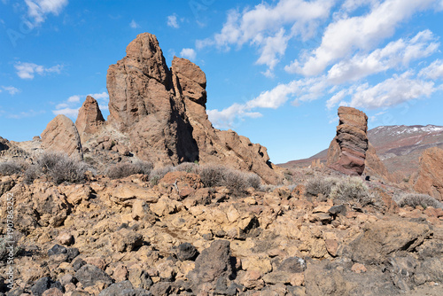Teide volcanic mountain landscape, Tenerife, Canary islands, Spain