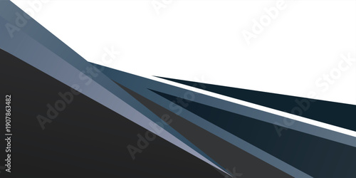 template corporate concept dark blue black grey and white contrast background. Vector graphic design illustration, copy space