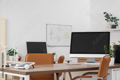 Engineer's workplace with c...