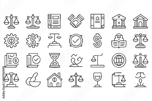 Attorney agreement and regulation symbols