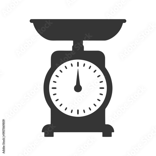 キッチン用はかりのシルエットアイコン