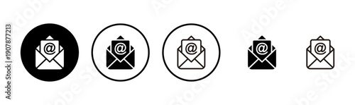 Mail icon logo design. email sign and symbol. E-mail icon. Envelope icon
