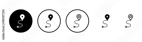 Maps and pin icon logo design. location sign and symbol. geo locate, pointer icon.