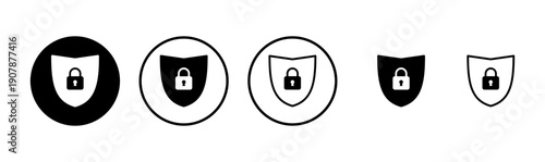 Security icon logo design. protection icon. privacy. vpn