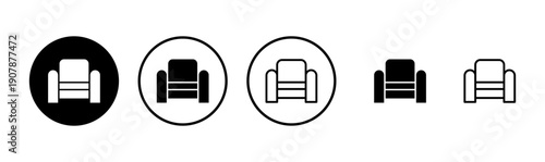 Sofa icon logo design. sofa sign and symbol. furniture icon