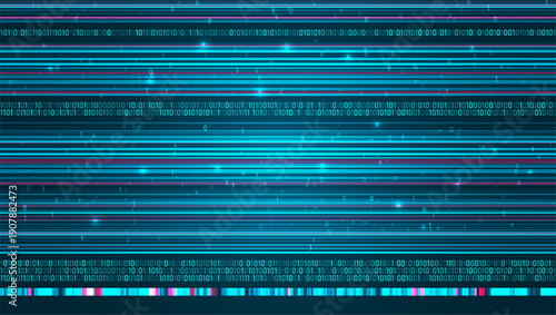 Abstract infographics visualization. Big data code representation. Futuristic network or business analytics. Graphic concept for your design.