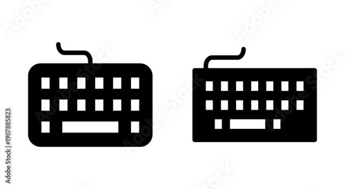 Keyboard icon symbol for apps and websites. keyboard sign and symbol