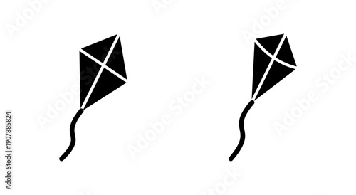 Kite icon symbol for apps and websites. kite sign and symbol