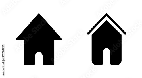 House icon symbol for apps and websites. Home sign and symbol