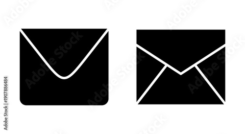 Mail icon symbol for apps and websites. email sign and symbol. E-mail icon. Envelope icon