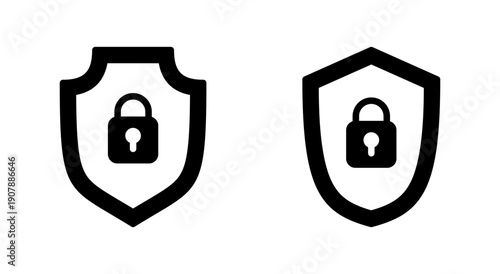 Security icon symbol for apps and websites. protection icon. privacy. vpn