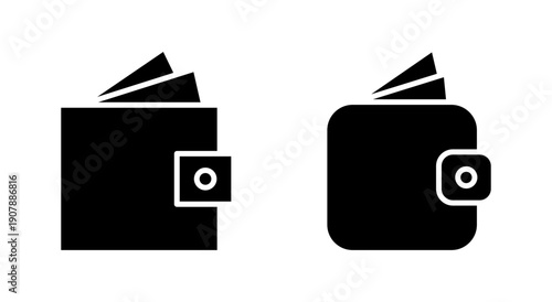 Wallet icon symbol for apps and websites. wallet sign and symbol