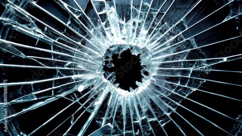 Wallpaper Mural 割れたガラスの背景イメージ Torontodigital.ca