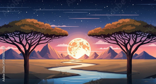 Path to the Full Moon