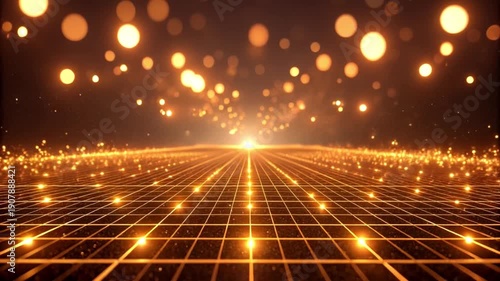 Wallpaper Mural ゴールドの光が美しい抽象背景 Torontodigital.ca