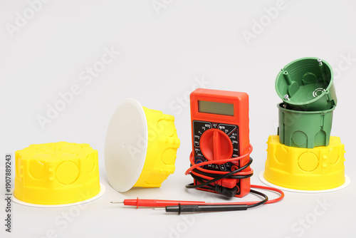 Set of electrician's tools ...