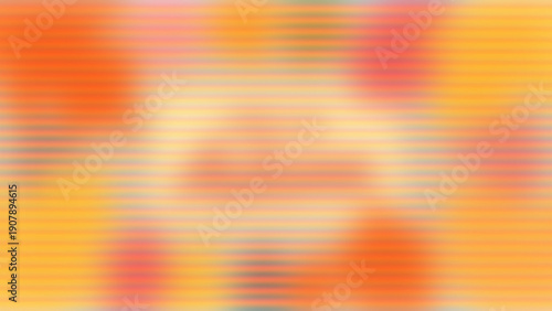 Soft focus abstract background with yellow and orange horizontal stripes