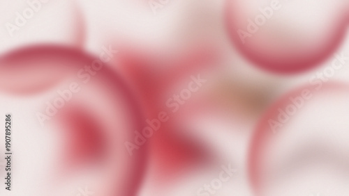 Soft Pink and White Abstract Blurry Shapes Background image photo