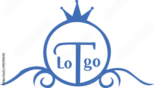 Modern Geometric Colorful Shape Vector logo with Center Abstract art, creative Symmetric Design.