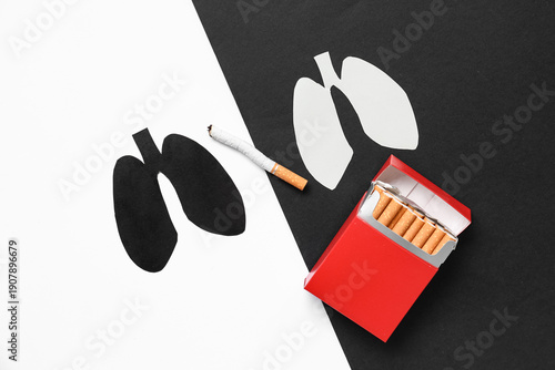 Paper lungs and cigarettes ...
