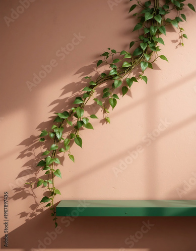 Flowing Green Lines for Fresh Product Branding