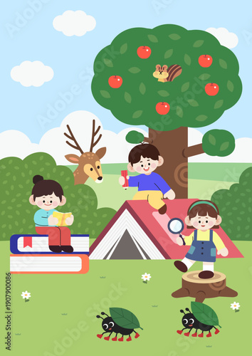 Curious Kids Discovering Nature's Wonders 02.