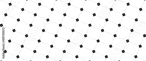 Planer page with dotted grid. Seamless checkered paper texture. Retro bullet journal notebook background. Simple square graph pattern. School math sheet wallpaper. Vector repeating workbook paper