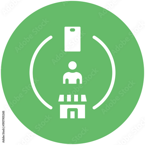 Omnichannel Merchandising Icon