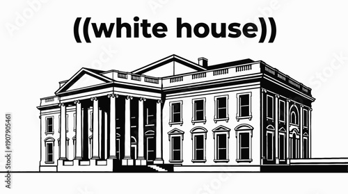white house political landmark government building in washington america usa representing democracy architecture historic national capitol federal institution power administration monument travel