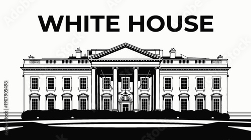 white house political landmark government building in washington america usa representing democracy architecture historic national capitol federal institution power administration monument travel