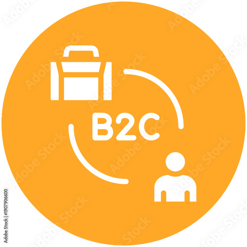Business To Consumer Icon