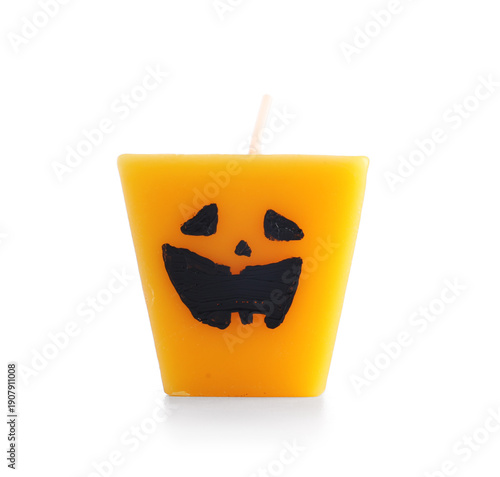 Wax candle for Halloween on...