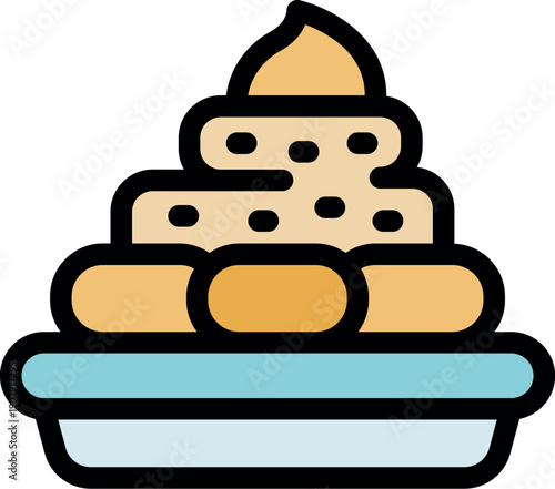 Delicious shepherd's pie baking in a dish, featuring creamy mashed potatoes and savory gravy, perfect for a comforting meal