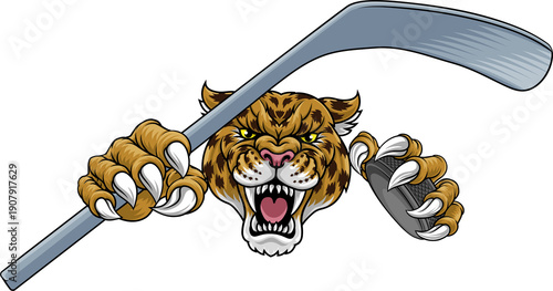 A jaguar, panther, leopard ...