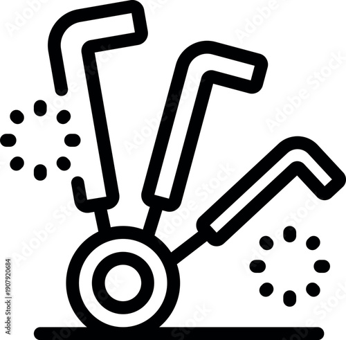 Innovative cleaning robot utilizing rotating brushes and advanced technology for efficient dust and dirt removal