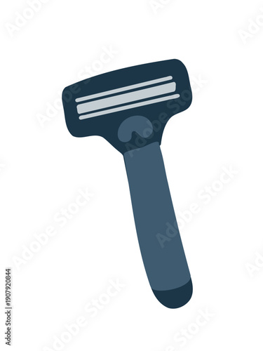 barbershop shaving razor ready for use on white surface