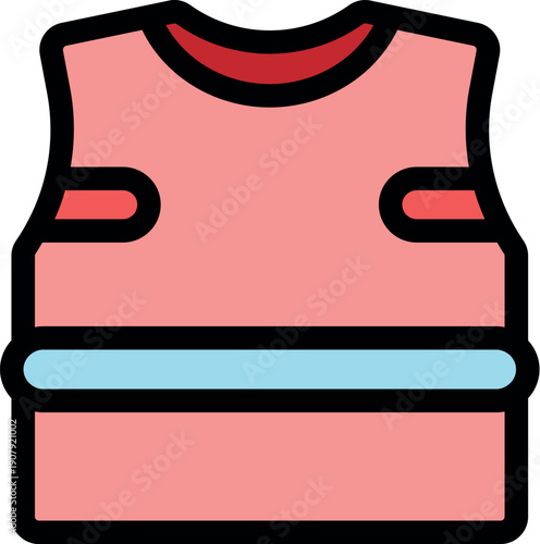 Bulletproof vest offering protection against bullets, ensuring safety and security