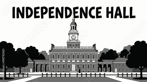 independence hall political landmark historic government building in america usa symbolizing democracy national heritage federal institution power administration architecture travel tourism