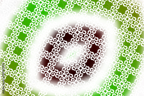 Luxurious batik flower line art pattern of indonesian culture traditional