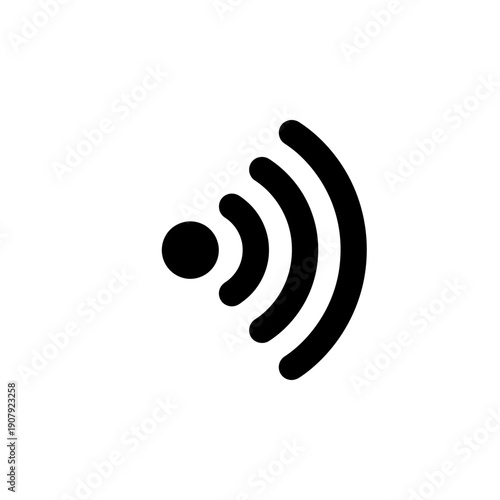 Vector design of signal logo, symbol, sign, editable EPS 10