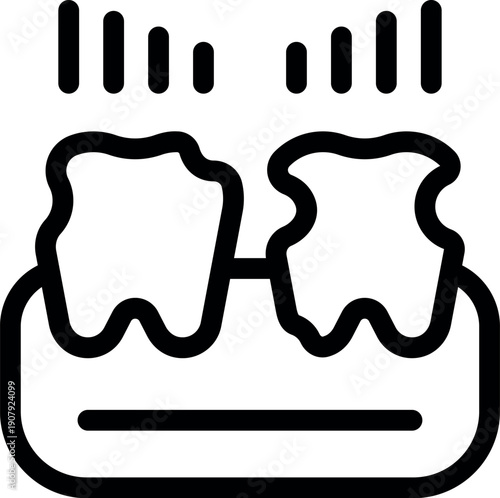 Experiencing tooth sensitivity and sending pain signals, emphasizing dental health awareness