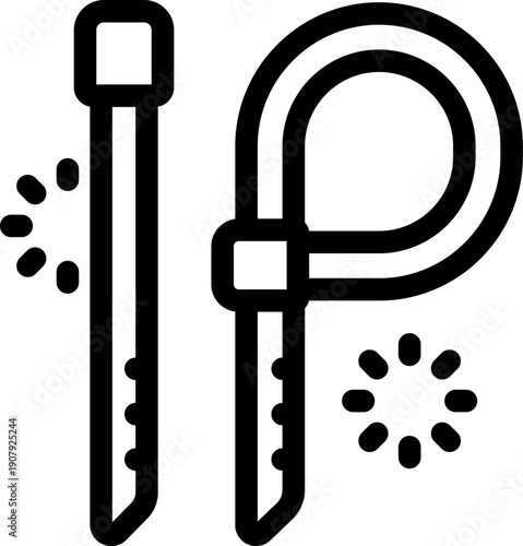 Heating cable emitting heat, warming up a room during winter, providing warmth and comfort