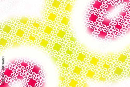 Luxurious batik flower line art pattern of indonesian culture traditional