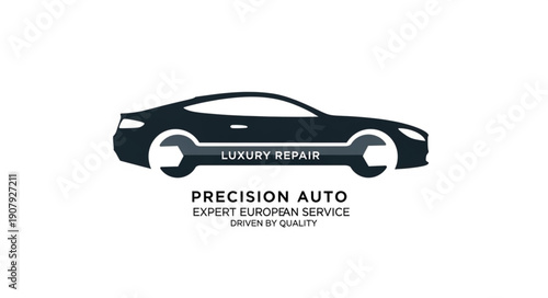 Luxury Car Service Logo Design.