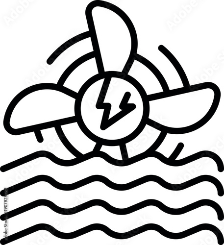 Hydroelectric power plant generating electricity using water turbine