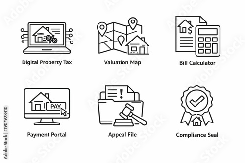 Digital tools for property tax management: maps, calculators, portals, appeals, compliance