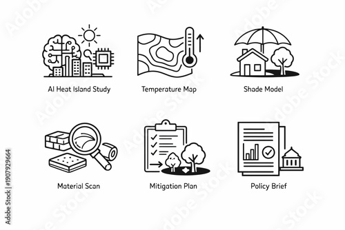 Urban heat solutions: ai, mapping, shade models, materials, mitigation, and policy design